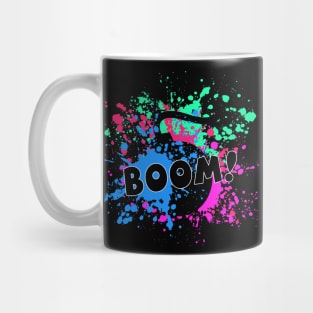 Blue Paint Explosion Mug